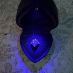 Engagement Ring, Beautiful 14 Karat Gold, Natural Diamonds