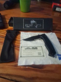 Bear& Son Cutlery, Bear Ops Folding Pocket Knife