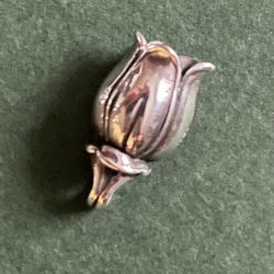 Vintage Iconic Mignon Faget 925 Sterling Silver Tulip Collection Tulip Pendant