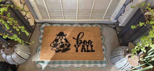 Halloween 🎃 door mat