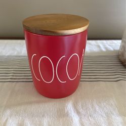 Rae Dunn Cocoa Canister 