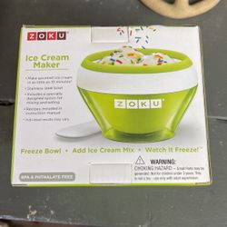 Williams Sonoma Zoku Ice Cream Maker
