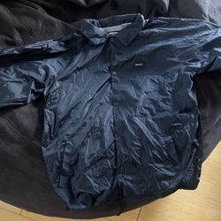 RVCA Black windbreaker 