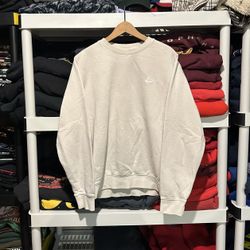 Nike White Cream Men’s Large Crewneck