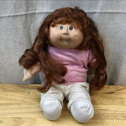 Cornsilk Cabbage Patch Kids HM#40 Long Red Hair Brown Eyes OAA 1985