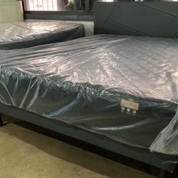 New 12” Queen Hybrid Cool gel Firm Mattress - $0 Down, Flexible Payments Available 