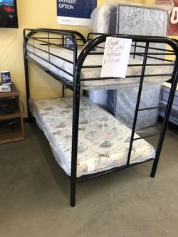 Bunk Bed with Mattresses