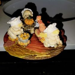 Vintage Popular Imports 1996 "Fall Harvest" mini tea set