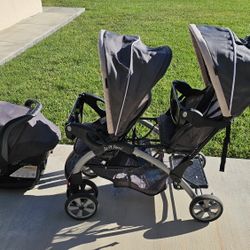 Tandem Baby Stroller
