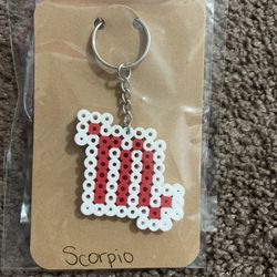 Scorpio Horoscope Keychain