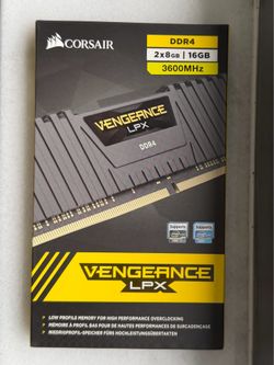 DDR4 16GB 3600 Mhz Corsair Vengeance LPX 2 x 8gb