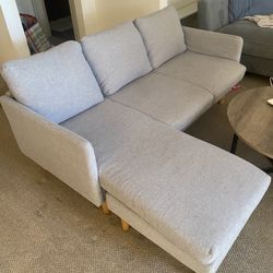 Gray Fabric Couch