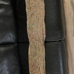 Sparkly iridescent mesh fabric