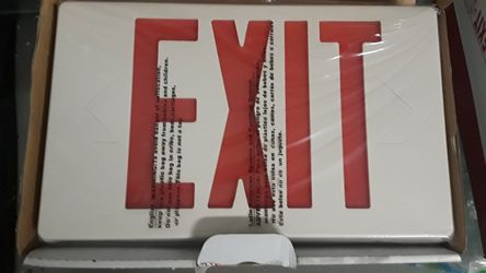 LED UNIVERSAL EXIT FIXTURE TOTALLY NEW