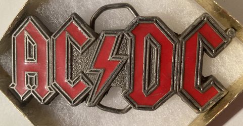 Ac dc top belt buckle