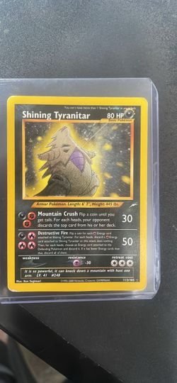 Shining Tyranitar Neo Destiny HP