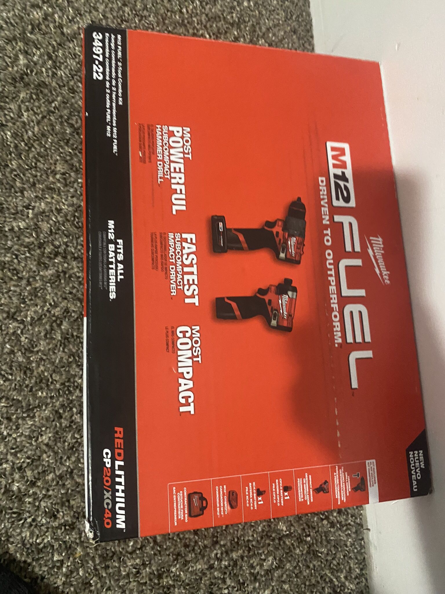 Milwaukee Impct And Drill Combo Set