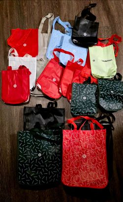 Lululemon store bags. Small and large