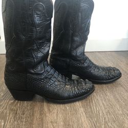 Black Jack alligator head cut Men’s boots