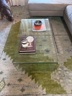 Clear Glass Coffee Table