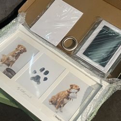 Brand New! Paw Print Picture Frame 