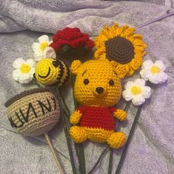 Crochet Winnie The Pooh Bouquet 