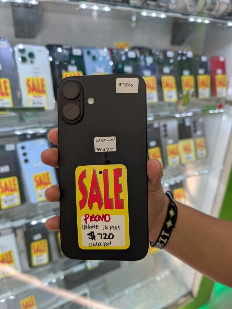 iPhone 16 Plus 128GB Unlocked $80 Down No Credit Needed