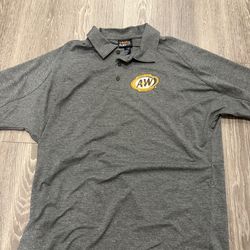 a&w polo shirt