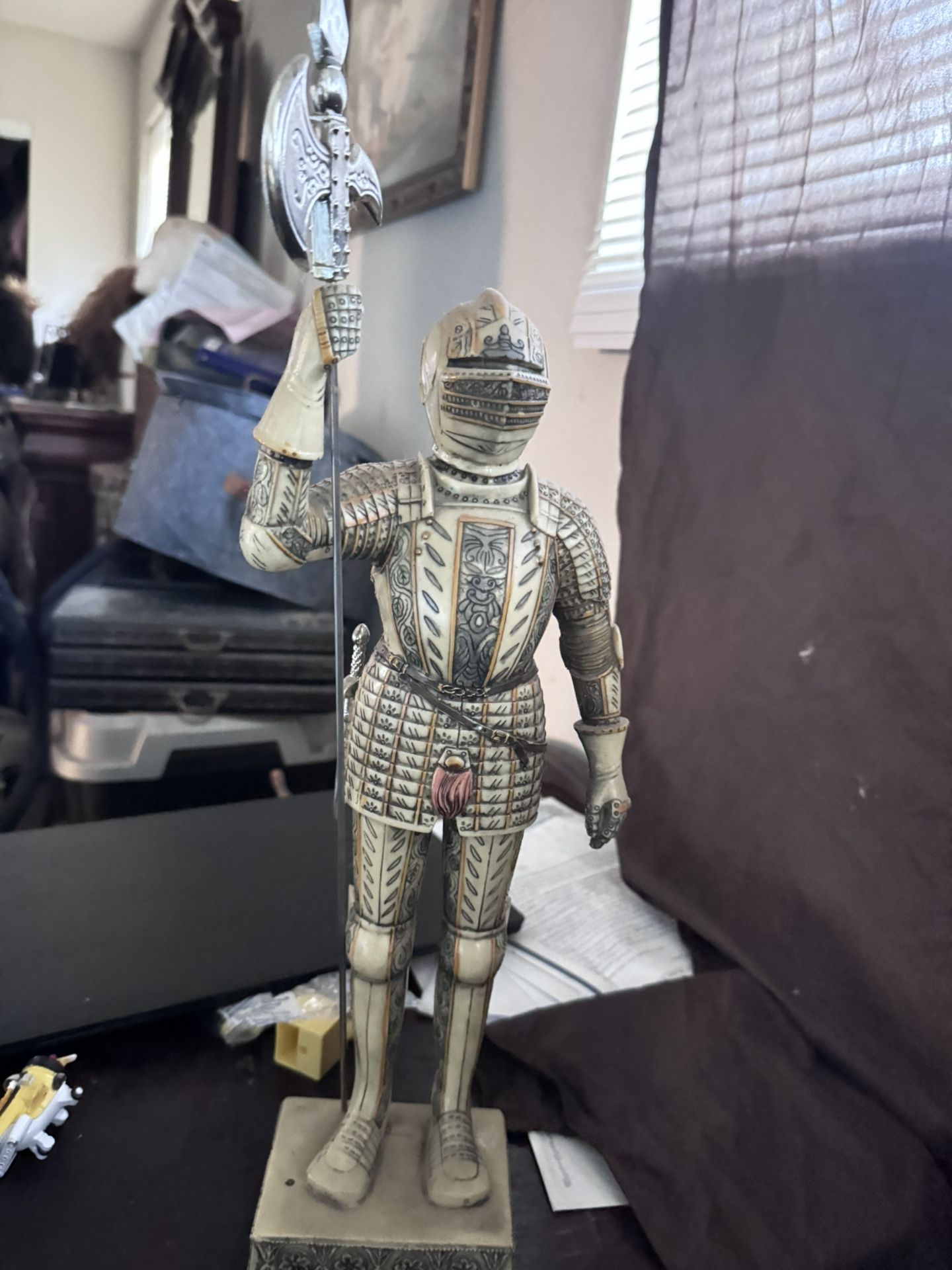 Knight Of the Realm Faux Ivory Heavy