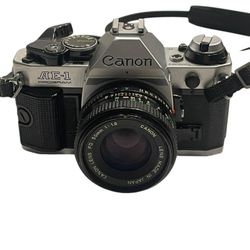 Canon AE-1 Program Black / Lens FD 50mm f/1.4 Excellent+5 SLR From Japan 
