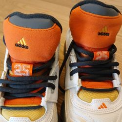 Men Orange Adidas Athletic Shoes 8.5