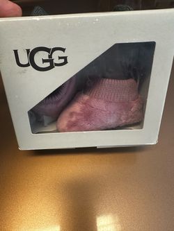 UGG Baby Nesti Booties – Dusty Orchid Pink – Size 0/1 (0–6 Months) – New in Box
