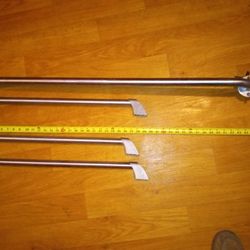 Stainless Steel Grab Handles Solid Aluminum Elbows