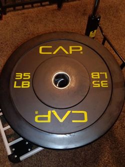Olympic weights.