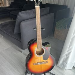 Fender FA-125CE Dreadnought Acoustic-Electric Guitar Sunburst