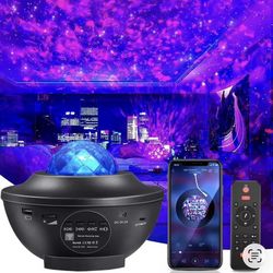 Star Projector Galaxy Light Projector with Remote & Bluetooth Speaker, Multiple Colors Dynamic Projections Star Night Light Projector for Kids Adults 
