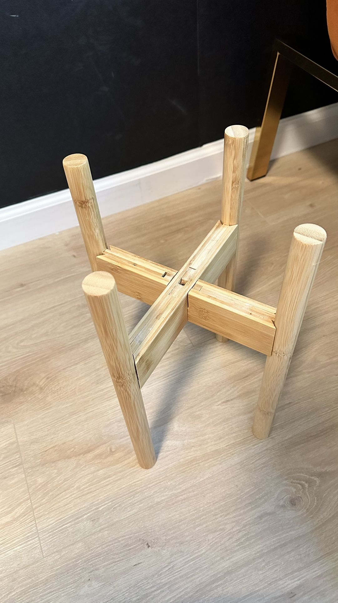 Bamboo Adjustable Plant Stand
