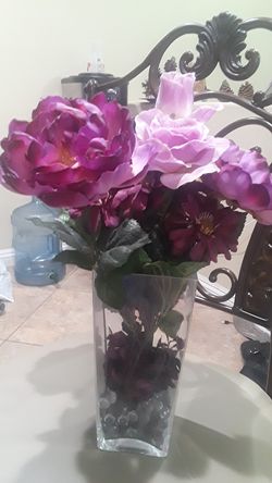 Purple vase