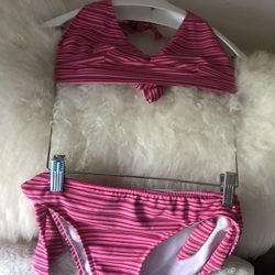 Mystic  Bay Brand Pink And Red Bikini Sz S 