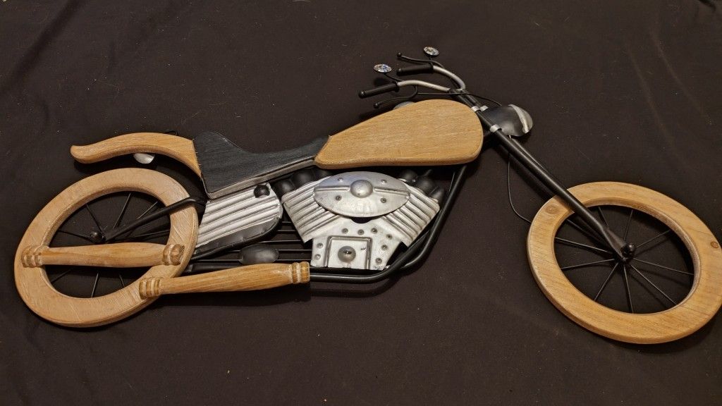Wood & Tin Motorcycle