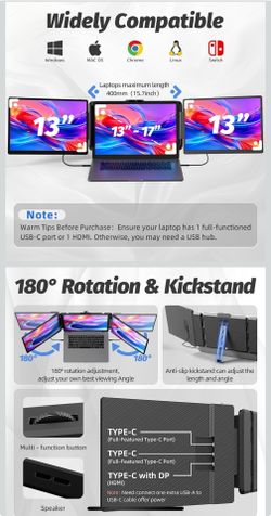 2K Laptop Screen Extender