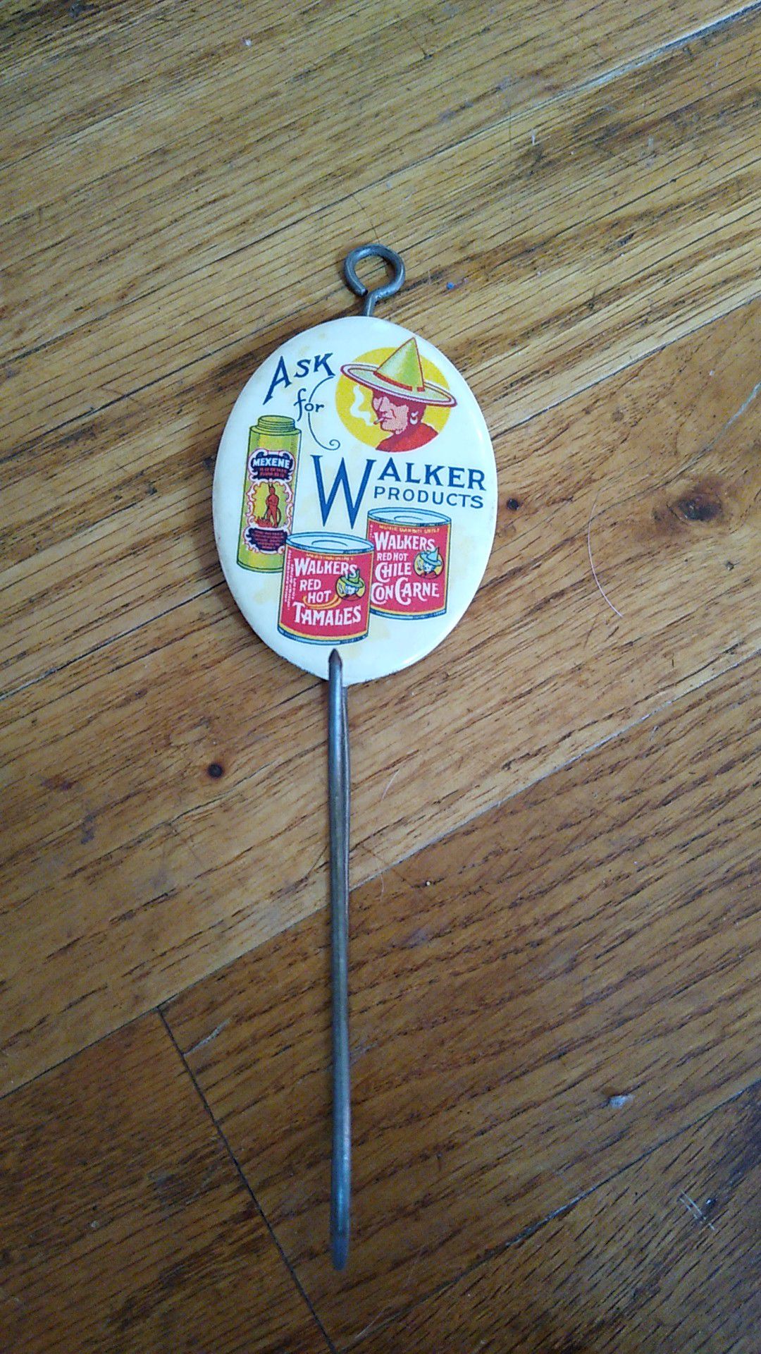 Antique Walker advertising hook