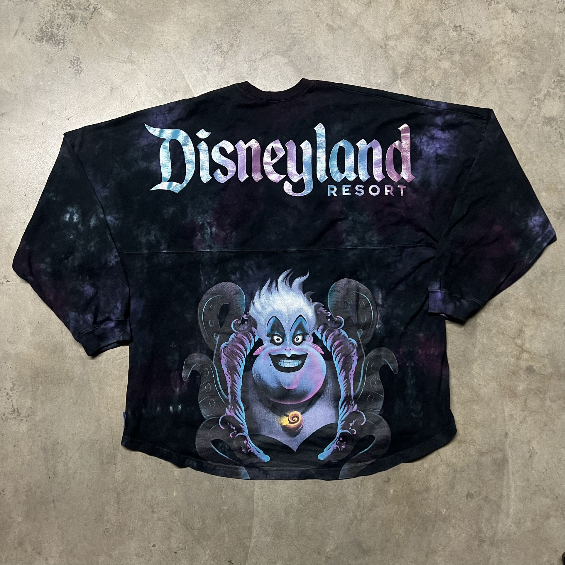 Official 2025 Disneyland The Little Mermaid URSULA Tie-Dye Spirit Jersey XXL