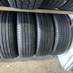 SET OF TIRE 235 65 18 MICHELIN 85% LIFE
