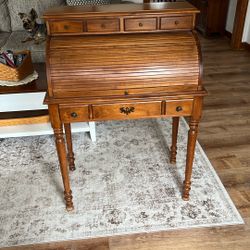 Vintage  Roll Top Desk