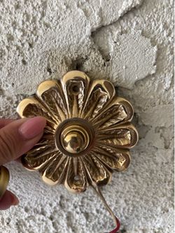 Sunburst Doorbell Push Button