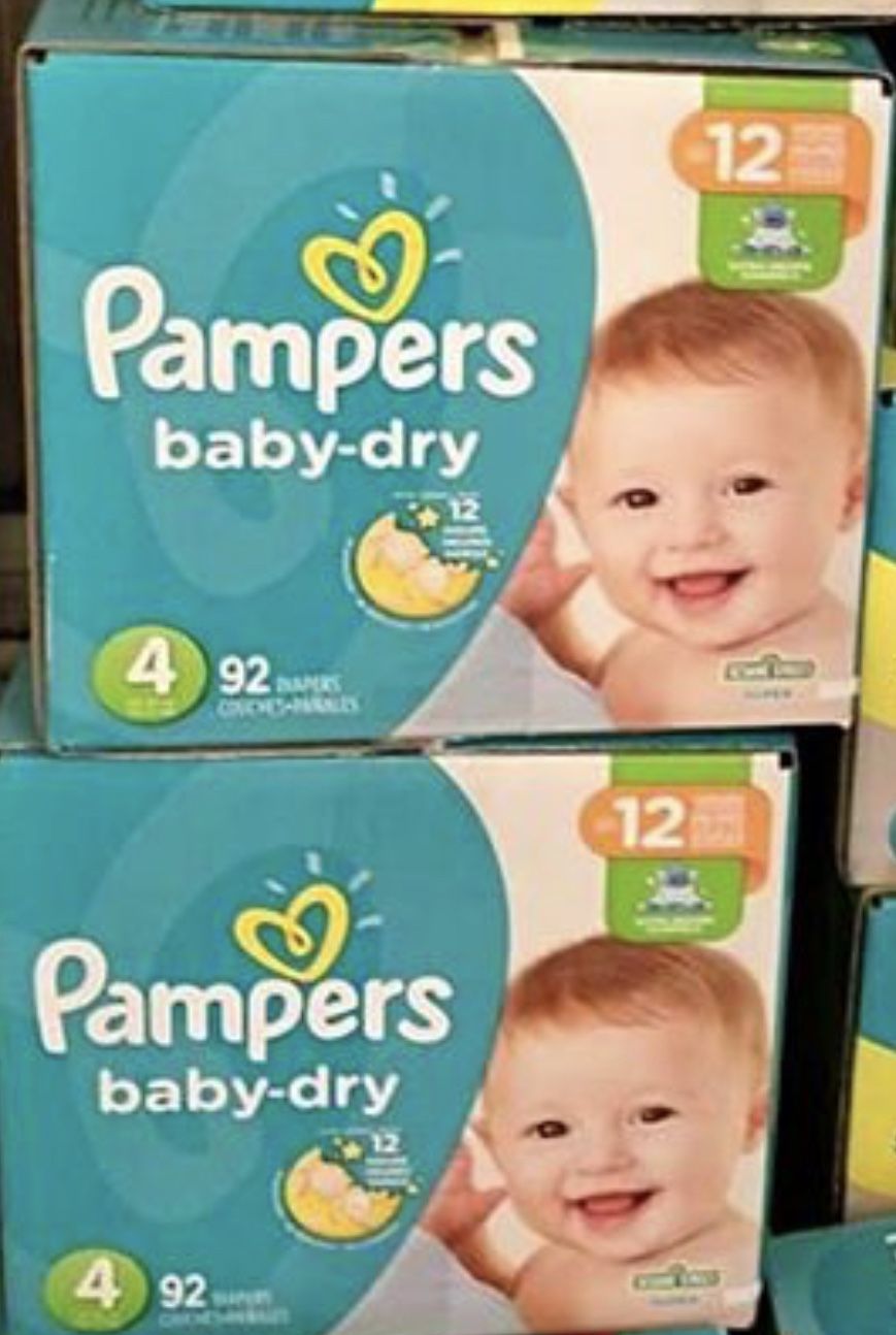 Pampers baby dry size 4