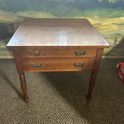 Vintages Leopold Stickley Table with Drawers