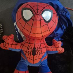 T y Benie Spiderman Pillow Doll