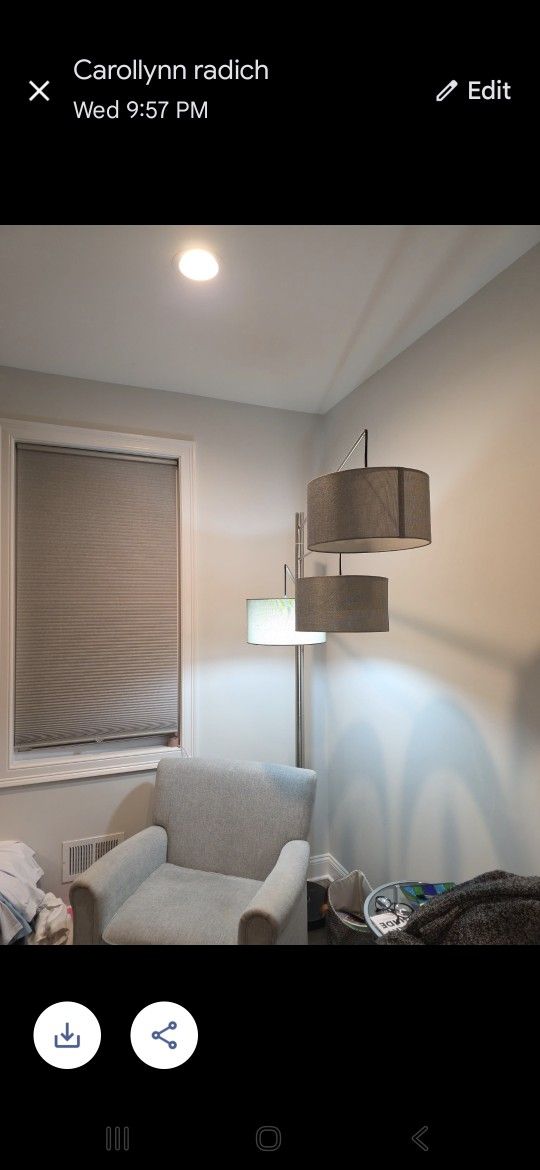 Lamp With 3 Shades Cotton